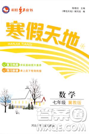 河北少年儿童出版社2024桂壮红皮书寒假天地七年级数学冀教版答案