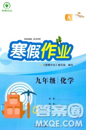 陕西人民教育出版社2024陕教出品寒假作业九年级化学人教版A版参考答案 陕西人民教育出版社2024陕教出品寒假作业九年级化学人教版A版参考答案