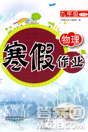 贵州科学出版社2024寒假作业九年级物理沪科版答案 贵州科学出版社2024寒假作业九年级物理沪科版答案