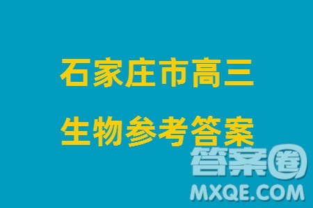 石家庄市2024届高三上学期1月份省级联测考试生物参考答案 石家庄市2024届高三上学期1月份省级联测考试生物参考答案