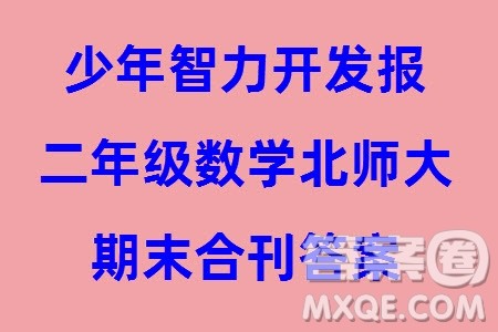 2023年秋少年智力开发报二年级数学上册北师大版期末总复习合刊参考答案