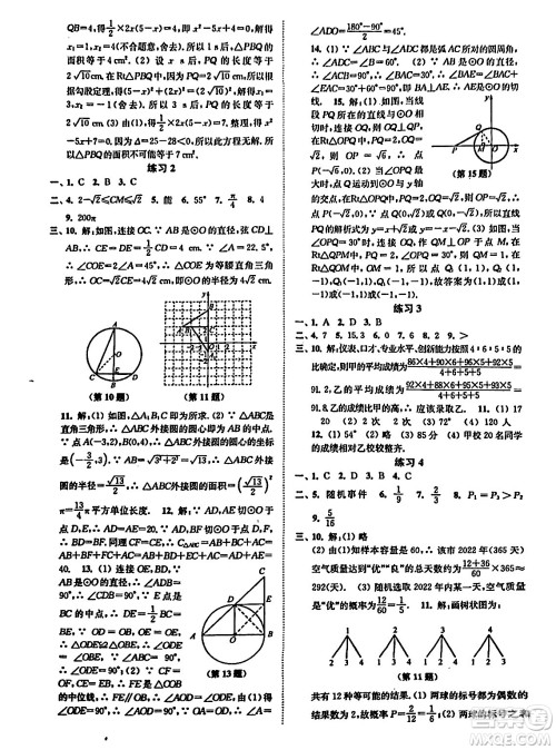 江苏凤凰科学技术出版社2024快乐过寒假九年级合订本通用版增强版答案 江苏凤凰科学技术出版社2024快乐过寒假九年级合订本通用版增强版答案
