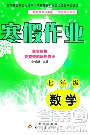 北京教育出版社2024寒假作业七年级数学通用版参考答案