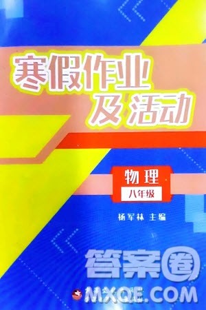 新疆文化出版社2024寒假作业及活动八年级物理通用版参考答案