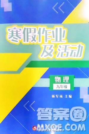 新疆文化出版社2024寒假作业及活动九年级物理通用版参考答案