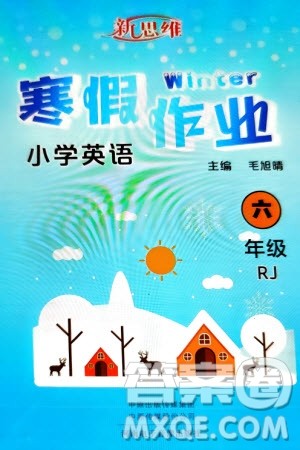 河南电子音像出版社2024新思维寒假作业小学英语六年级人教版参考答案