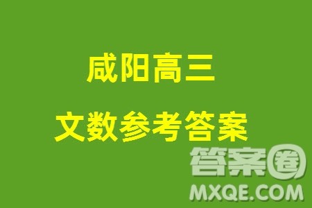 咸阳市2024届高三上学期1月份高考模拟检测一文科数学参考答案