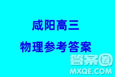 咸阳市2024届高三上学期1月份高考模拟检测一物理参考答案