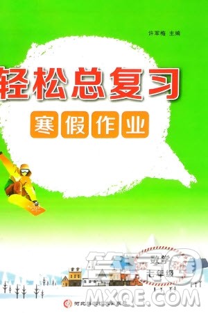 河北科学技术出版社2024轻松总复习寒假作业七年级数学人教版参考答案