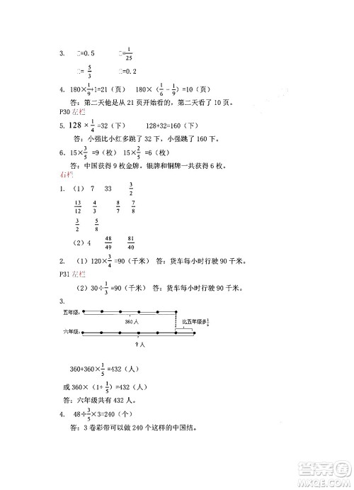 安徽少年儿童出版社2024寒假作业六年级数学苏教版答案 安徽少年儿童出版社2024寒假作业六年级数学苏教版答案