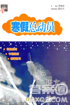 宁夏人民教育出版社2024经纶学霸寒假总动员八年级语文人教版答案