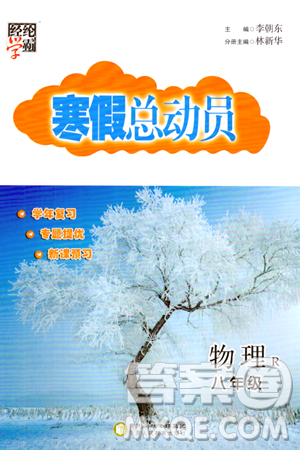 宁夏人民教育出版社2024经纶学霸寒假总动员八年级物理人教版答案 宁夏人民教育出版社2024经纶学霸寒假总动员八年级物理人教版答案