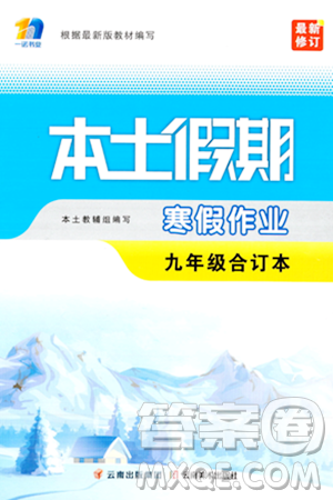 云南美术出版社2024一诺书业本土假期寒假作业九年级合订本通用版答案