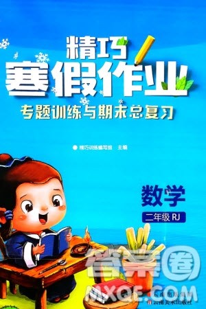 云南美术出版社2024精巧寒假作业二年级数学人教版参考答案