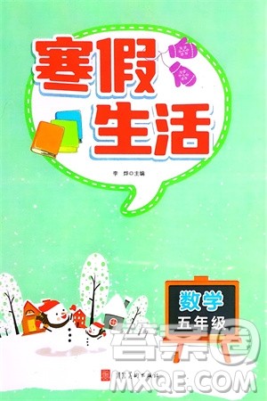 河北美术出版社2024寒假生活五年级数学通用版参考答案