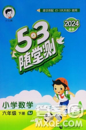 首都师范大学出版社2024年春53随堂测六年级数学下册苏教版参考答案