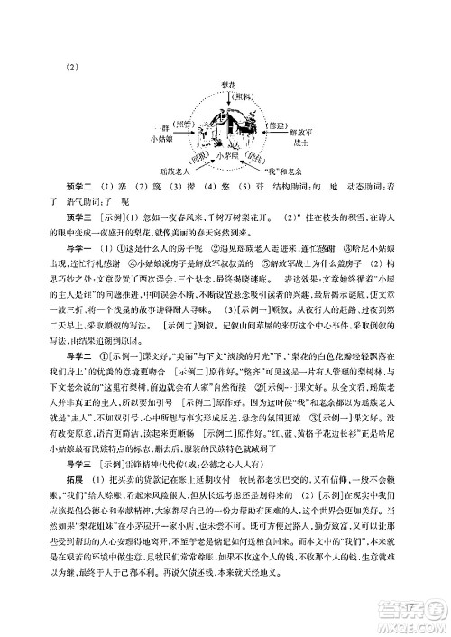 浙江教育出版社2024年春语文作业本七年级语文下册人教版答案 浙江教育出版社2024年春语文作业本七年级语文下册人教版答案