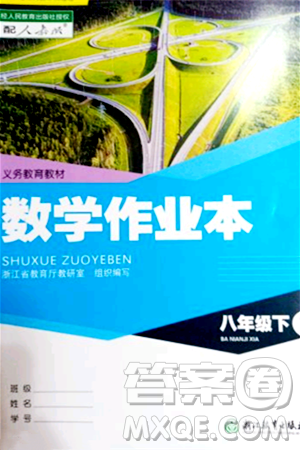 浙江教育出版社2024年春数学作业本八年级数学下册人教版答案