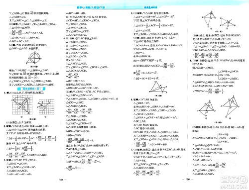 安徽教育出版社2024年春新编基础训练九年级数学下册人教版答案