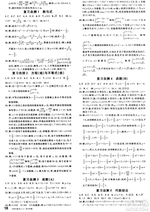 开明出版社2024年春名校课堂九年级数学下册人教版河南专版答案 开明出版社2024年春名校课堂九年级数学下册人教版河南专版答案