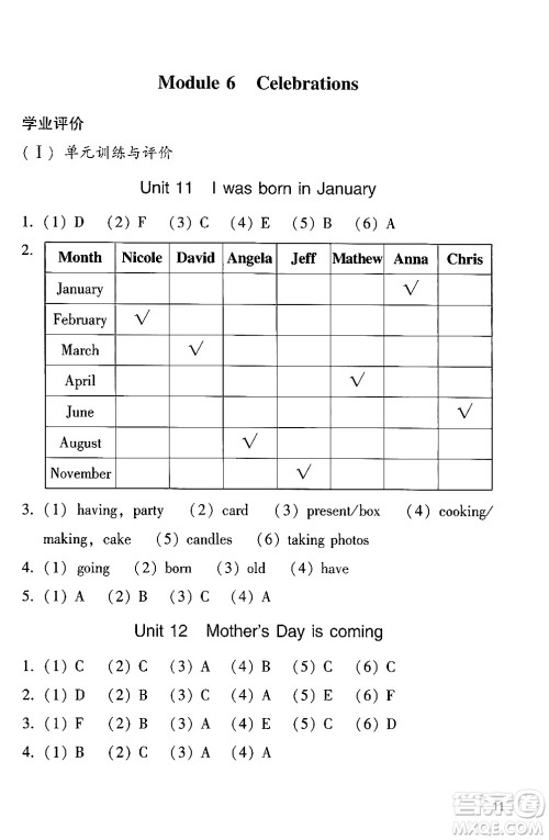 广州出版社2024年春阳光学业评价四年级英语下册教科版答案 广州出版社2024年春阳光学业评价四年级英语下册教科版答案