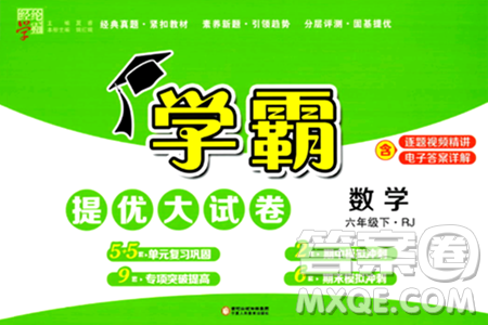 宁夏人民教育出版社2024年春学霸提优大试卷六年级数学下册人教版答案