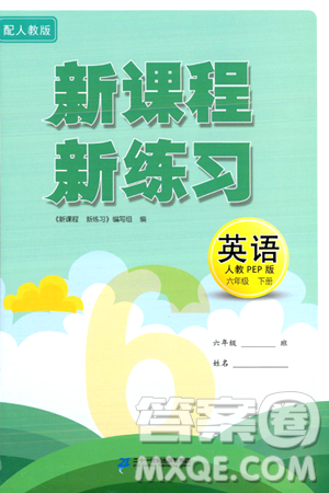 二十一世纪出版社集团2024年春新课程新练习六年级英语下册人教版答案