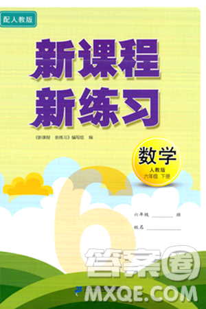 二十一世纪出版社集团2024年春新课程新练习六年级数学下册人教版答案 二十一世纪出版社集团2024年春新课程新练习六年级数学下册人教版答案