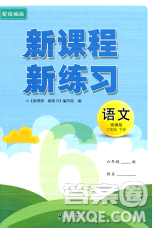 二十一世纪出版社集团2024年春新课程新练习六年级语文下册部编版答案 二十一世纪出版社集团2024年春新课程新练习六年级语文下册部编版答案