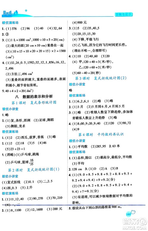 陕西师范大学出版总社有限公司2024年春绩优学案五年级数学下册课标版答案