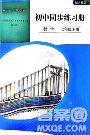 人民教育出版社2024年春初中同步练习册七年级数学下册人教版参考答案
