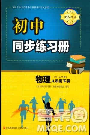 青岛出版社2024年春初中同步练习册八年级物理下册六三制学人教版参考答案