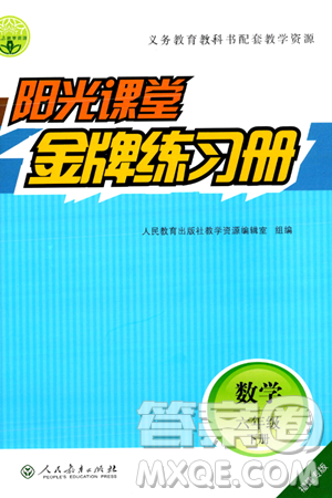 人民教育出版社2024年春阳光课堂金牌练习册六年级数学下册人教版福建专版答案