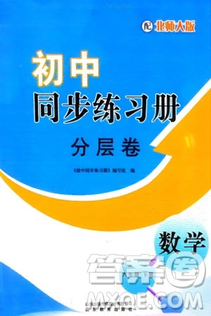 山东教育出版社2024年春初中同步练习册分层卷八年级数学下册北师大版参考答案 山东教育出版社2024年春初中同步练习册分层卷八年级数学下册北师大版参考答案