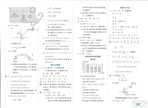 西安出版社2024年春53全优卷六年级数学下册青岛版参考答案