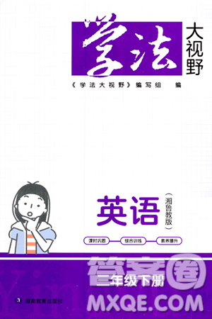 湖南教育出版社2024年春学法大视野三年级英语下册湘鲁版答案