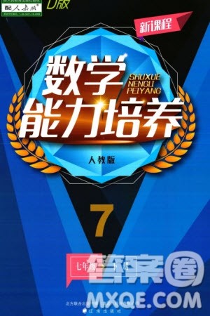 辽海出版社2024年春新课程能力培养七年级数学下册人教版D版大连专版参考答案