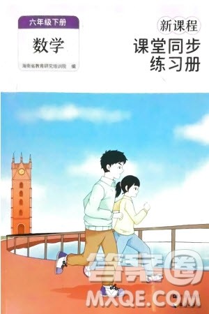 海南出版社2024年春新课程课堂同步练习册六年级数学下册人教版参考答案