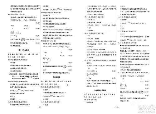 安徽师范大学出版社2024年春课时A计划九年级化学下册人教版安徽专版答案 安徽师范大学出版社2024年春课时A计划九年级化学下册人教版安徽专版答案