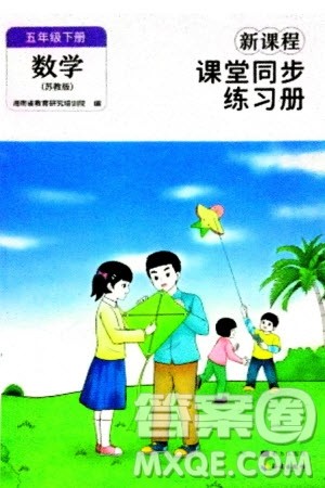 海南出版社2024年春新课程课堂同步练习册五年级数学下册苏教版参考答案