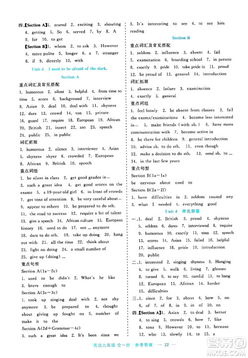 浙江工商大学出版社2024年春精彩练习就练这一本九年级英语下册课标版答案 浙江工商大学出版社2024年春精彩练习就练这一本九年级英语下册课标版答案