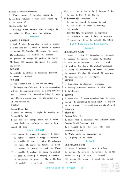 浙江工商大学出版社2024年春精彩练习就练这一本九年级英语下册课标版答案 浙江工商大学出版社2024年春精彩练习就练这一本九年级英语下册课标版答案
