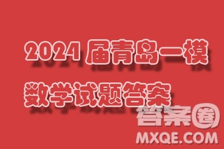 2024届青岛高三一模数学试题答案