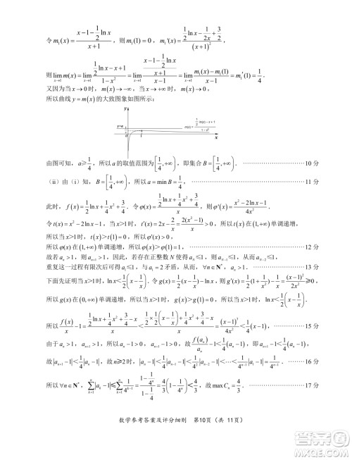 福建2024届高中毕业班适应性练习卷数学试卷答案