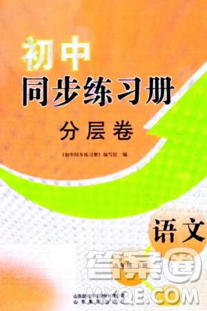 山东教育出版社2024年春初中同步练习册分层卷九年级语文下册通用版参考答案 山东教育出版社2024年春初中同步练习册分层卷九年级语文下册通用版参考答案