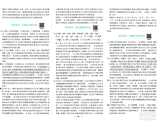 江西教育出版社2024年春阳光同学一线名师全优好卷六年级语文下册人教版答案 江西教育出版社2024年春阳光同学一线名师全优好卷六年级语文下册人教版答案