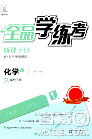 阳光出版社2024年春全品学练考九年级化学下册人教版答案
