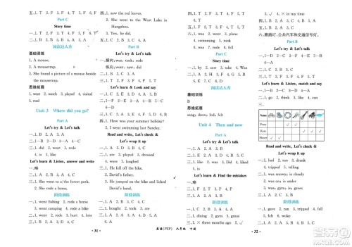 人民教育出版社2024年春同步解析与测评课堂巩固练习六年级英语下册人教版重庆专版参考答案 人民教育出版社2024年春同步解析与测评课堂巩固练习六年级英语下册人教版重庆专版参考答案
