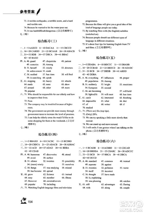 江苏凤凰教育出版社2024年春学习与评价九年级英语下册译林版答案 江苏凤凰教育出版社2024年春学习与评价九年级英语下册译林版答案