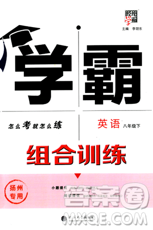 河海大学出版社2024年春经纶学典学霸组合训练八年级英语下册扬州专版答案